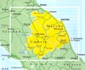 Wegenkaart - landkaart Umbria e Marche - Umbrië, Umbrie en Marken fietskaart | Touring club Italiano TCI 1:200.000