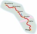 Fietsgids Elbe Radweg 1 Praag - Maagdenburg | Bikeline