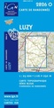 Wandelkaart topografische kaart IGN 2826 O - Luzy | IGN