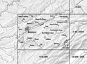 30 Topografische kaart Besançon 30 fietskaart | Bundesamt - Swisstopo