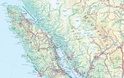 Wegenkaart - landkaart British Columbia | ITMB