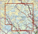 Wandelkaart 2489 Huldreheimen Fefor-Skei, topografische kaart - turkart Noorwegen | Statens - Ugland IT