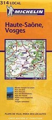 Wegenkaart - landkaart - autokaart 314 Haute Saone - Vosges (Vogezen) | Michelin Local