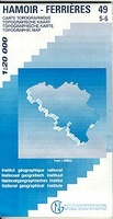 Topografische kaart Belgie NGI 49 / 5-6 Hamoir - Ferrières - Bomal (1:20.000) - wandelkaart