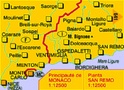 Kompass wandelkaart 640 Nice/Nizza-Monaco-San Remo