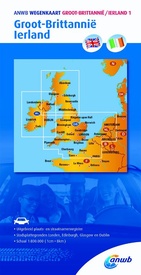 Wegenkaart - landkaart Wegenkaart 1. Groot-Brittannië/Ierland | ANWB Media