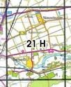 Topografische kaart / Wandelkaart 21H Dalfsen