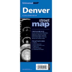 Stadsplattegrond - landkaart Denver | Universal map