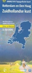 Fietskaart - Wandelkaart 17 Zuid Hollandse Kust - Den Haag - Rotterdam (Topografisch)  | ANWB