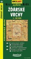 Shocart 49 ŽĎÁRSKÉ VRCHY - Saarer Höhen   / Wandelkaart Tsjechie