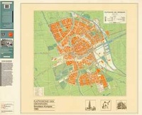 Plattegrond van Groningen - Smulders Kompas 1965