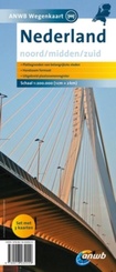 Wegenkaart Nederland Noord / Midden / Zuid set | ANWB