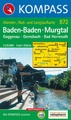 Wandelkaart 872 Baden-Baden-Murgtal | Kompass
