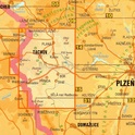 Shocart 13 ČESKÝ LES, TACHOVSKO - Oberpfälzer Wald - Tachau   / Wandelkaart Tsjechie