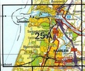 Topografische kaart / Wandelkaart 25A Haarlem