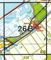 Topografische kaart / Wandelkaart 26B Oostvaardersplassen