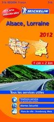 Wegenkaart - landkaart 516 Alsace - Lorraine / Elzas Lotharingen 2012 | Michelin