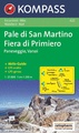 Wandelkaart 622 Pale di San Martino-Fiera di Primiero | Kompass