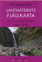 Wandelkaart W2 Fulufjället - Sälen Fjällkarta Topografische kaart Zweden | Lantmateriet