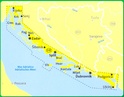 Wandelkaart WK 2900 Kroatië  Dalmatinische Küste 3-delige kaartenset | Kompass