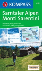 Wandelkaart 056 Sarntaler Alpen/Monti Sarentini | Kompass