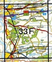 Topografische kaart / Wandelkaart 33F Gorssel