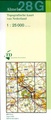 Topografische kaart / Wandelkaart 28G Almelo - Twente