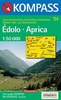 Wandelkaart 94 Édolo-Aprica | Kompass