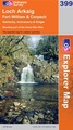 399 Wandelkaart - Topografische kaart Explorer Loch Arkaig | Ordnance survey