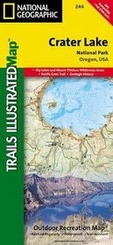 Wandelkaart - landkaart Crater Lake National Park | Trails Illustrated maps - National Geographic