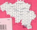 Topografische kaart 17 Mol 1:50.000 Wandelkaart Belgie