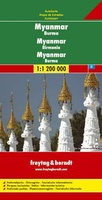 Wegenkaart - landkaart Myanmar - Birma | Freytag & Berndt