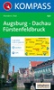 Kompass wandelkaart 190 Augsburg-Dachau-Fürstenfeldbruck