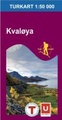 Wandelkaart 2639 Kvaloya - Noorwegen | Turkart Ugland