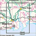 Wandelkaart Ierland 76 Carlow, Kilkenny, Waterford, Wexford discovery | Ordnance Survey
