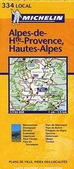 Wegenkaart - landkaart - autokaart 334 Alpes de Haute Provence - Hautes Alpes (Franse Alpen) | Michelin Local