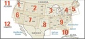 Landkaart - wegenkaart USA 02. Noord: Idaho - Montana - Wyoming - North Dakota - South Dakota - Nebraska | Reise Know How