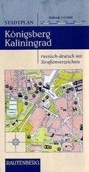 Plattegrond - Stadsplattegrond Königsberg - Kaliningrad | Rautenberg