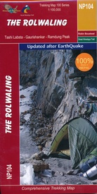 Wandelkaart NP104 Trekking map Rolwaling | Himalayan Maphouse