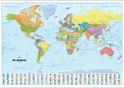 Wandkaart - Wereldkaart plano | ANWB
