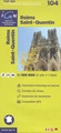 Wegenkaart -Landkaart 104 fietskaart Reims - St. Quentin | IGN