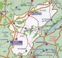 Wegenkaart - landkaart - autokaart 321 Doubs - Jura | Michelin Local