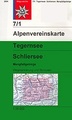 Topografische wandel- en ski kaart 7/1 Tegernsee - Schliersee - Mangfallgebirge | alpenverein
