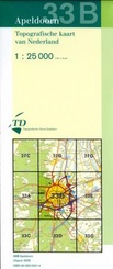 Topografische kaart / Wandelkaart 33B Apeldoorn