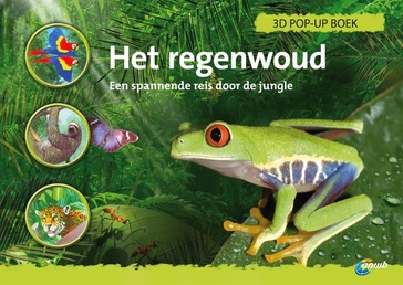 Kinderreisgids Het regenwoud 3D pop-up boek | ANWB Media