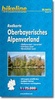 Fietskaart Radkarte Oberbayrisches Alpenvorland BAY16 | Bikeline