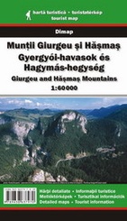 Dimap wandelkaart Giurgeu and Hasmas Mountains - Roemenie