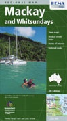 Landkaart -  wegenkaart Mackay & Whitsundays | Hema maps