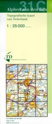 Topografische kaart / Wandelkaart 31C Alphen aan de Rijn