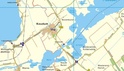 Wandkaart Provincie Friesland - topografische wegenkaart met ophangsysteem | uitg 12 prov.